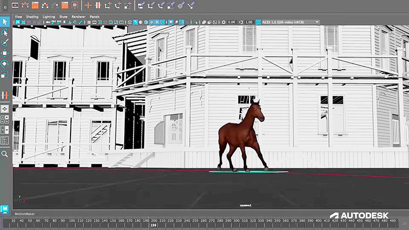 Autodesk horse