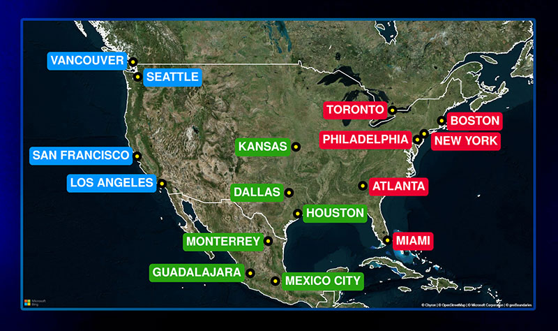 Chyron AXIS 4 map
