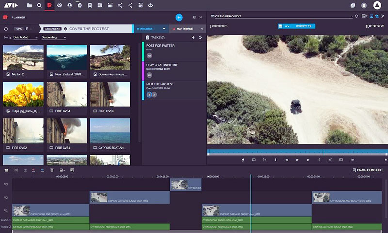 Avid mediacentral platform collaborate