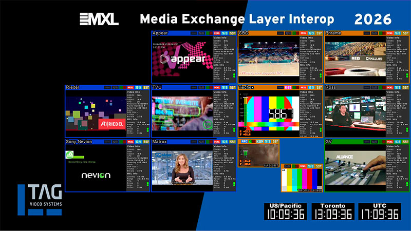 TAG Video MXL Interop