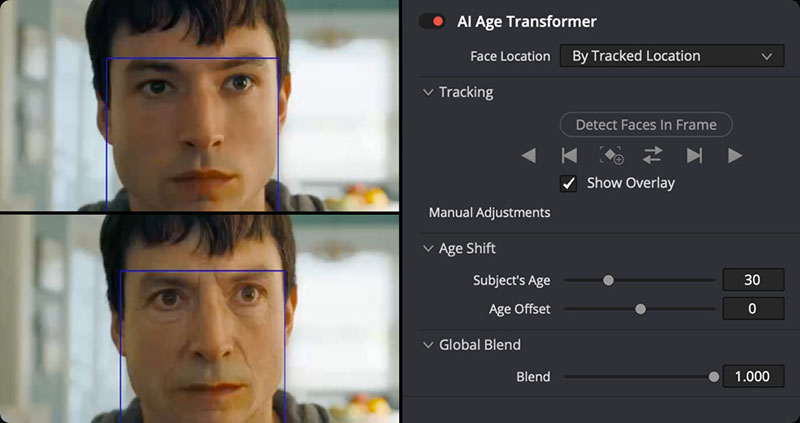 Blackmagic davinci resolve 21 face age