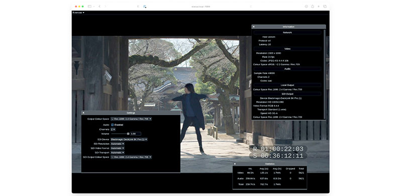 FilmLightREMOTE config web ui