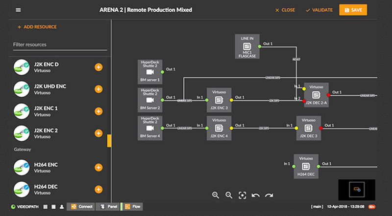 Nevion videoIpath planning