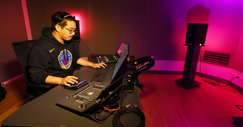 Dante HIT Surround Mixing Studio