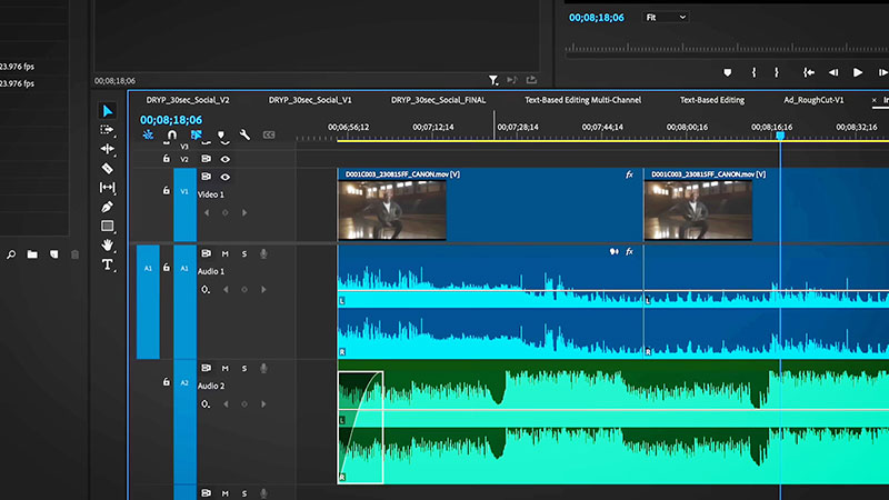 Adobe premiere audio2