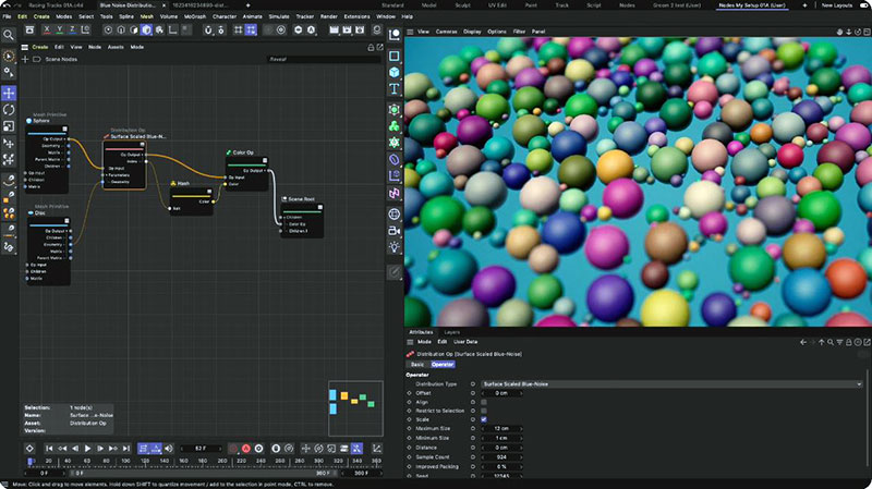 Maxon c4d scene nodes