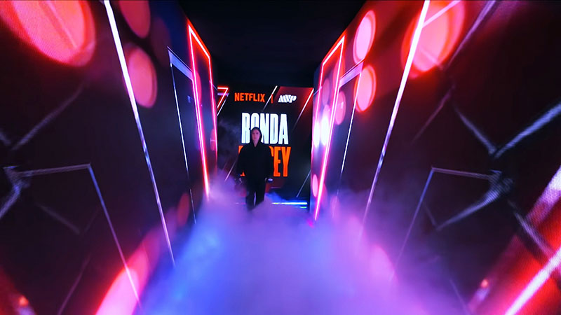 Girraphic and Vizrt Deliver Live MMA Graphics to Fans In-Stadium and on Netflix Vizrt Netflix MMA Rousey Vs Carano18