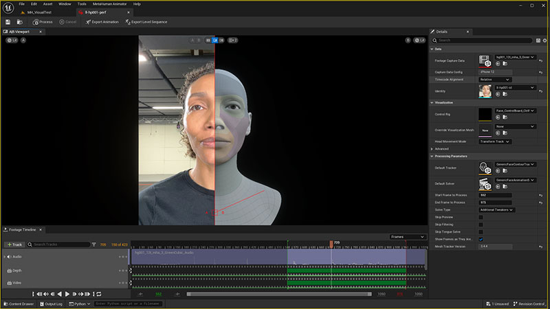 MetaHuman Animator Performance4