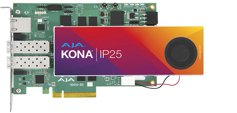 AJA kona ip25