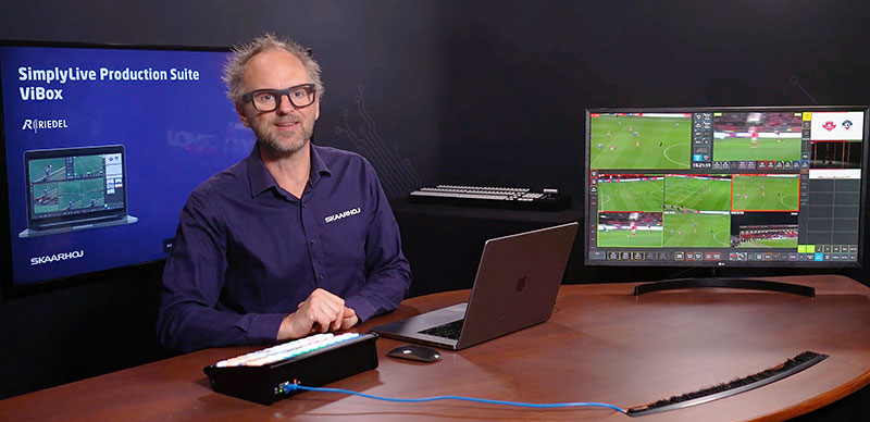 Riedel and SKAARHOJ Bring Hardware Panel Control to SimplyLive Workflows Riedel Skaarhoj KasperSkaarhoj