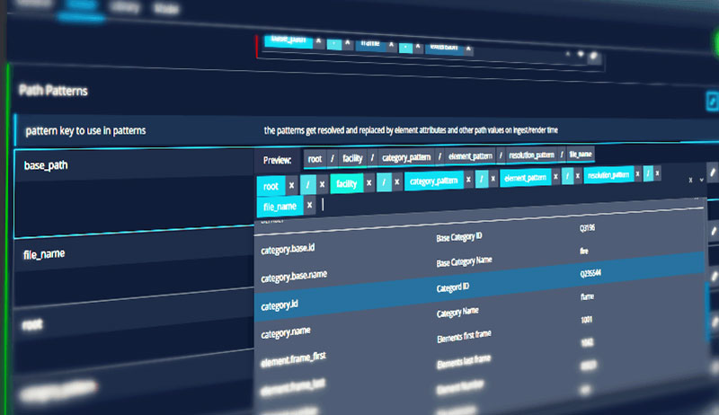 das element asset library software settings