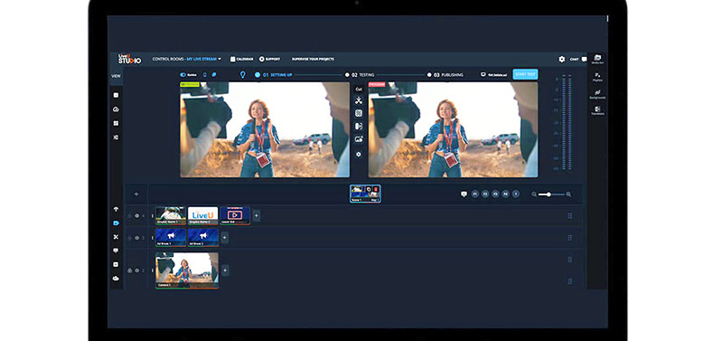 LiveU Studio UI 2