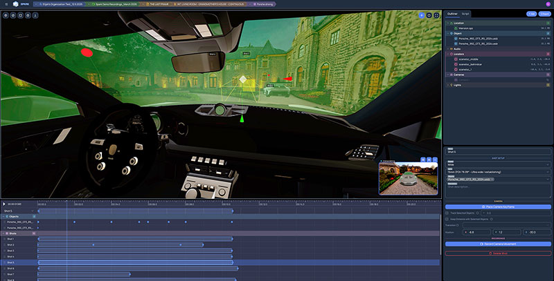 Lightcraft spark story Car interior