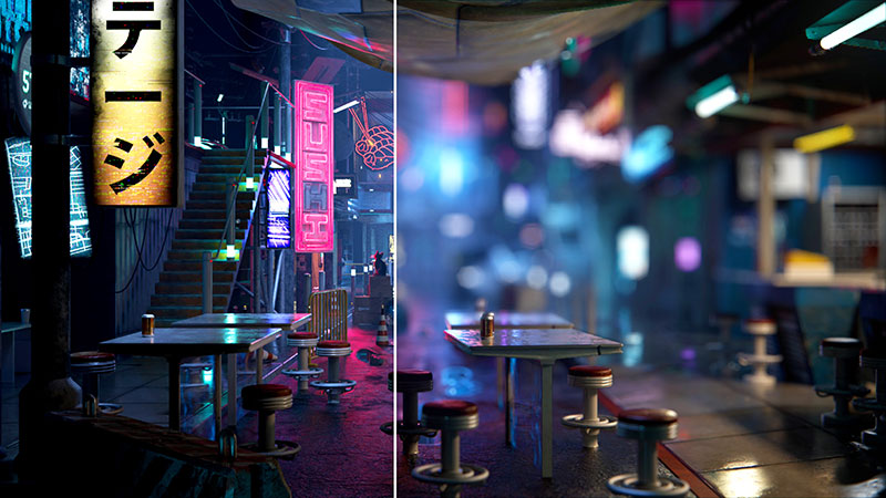 Zeiss Render compare CinCraft LensCore