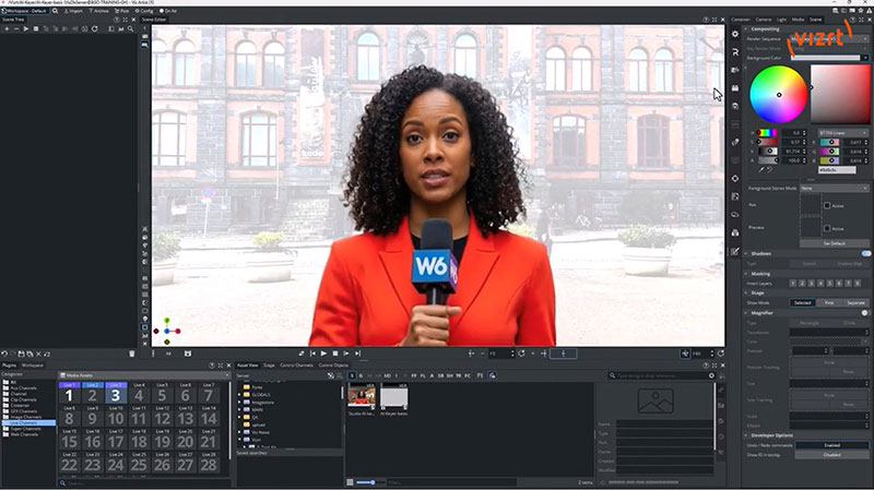 Vizrt AI Keyer NEws