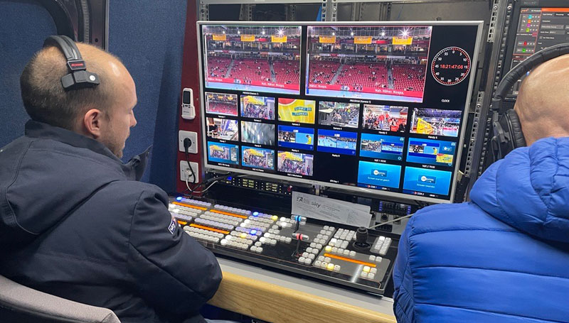 Vizrt sky germany 5G handball