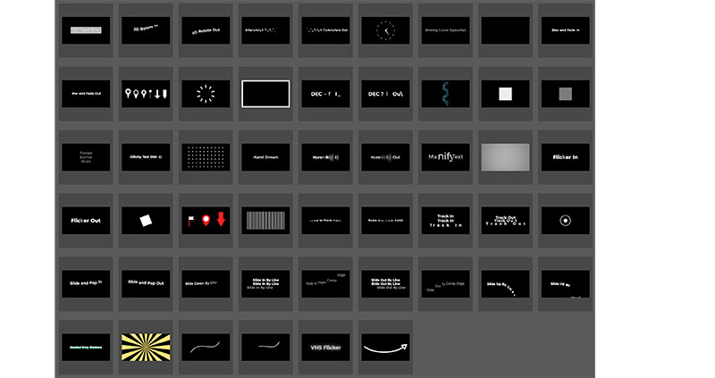 Adobe Ae 23 New Animation Presets 1