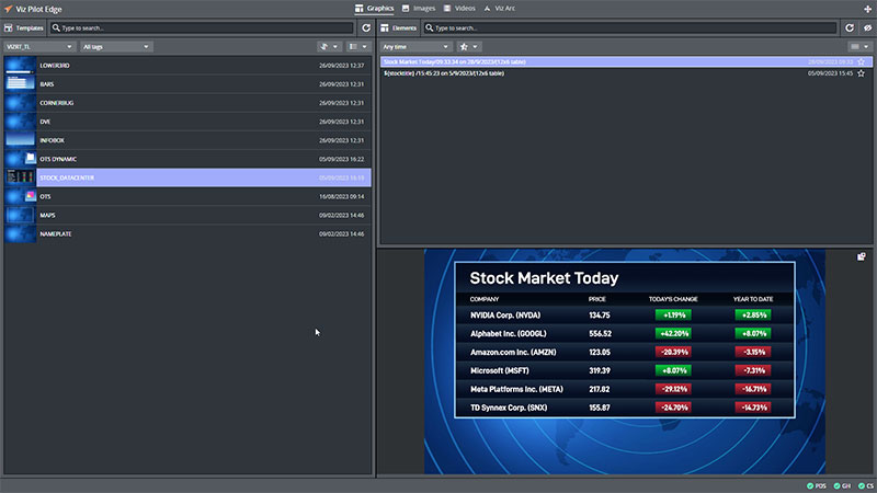 VizPE 3 interface