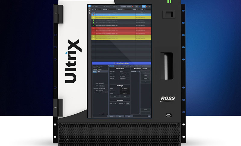 RossVideo Ultrix Ultrix highly intelligent