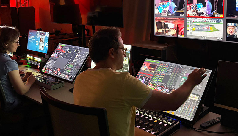 EVS matrox flexiblecontrolroom