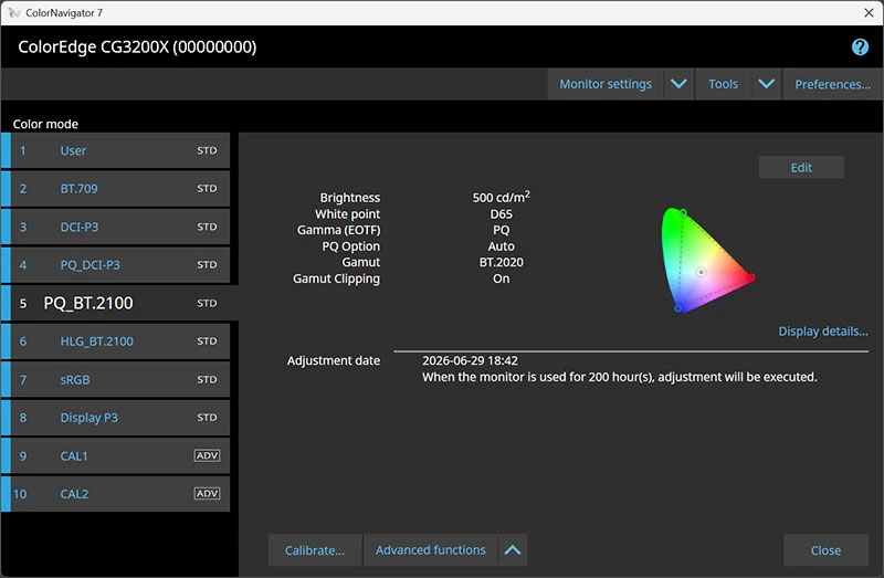 EIZO CG3200X CN7 MainWindow en