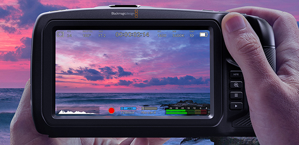 Blackmagic Pocket cinema 4k touchscreen
