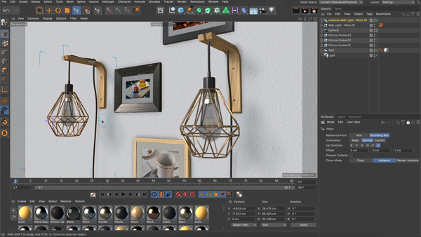 C4D S24 screenshot PlacementTools