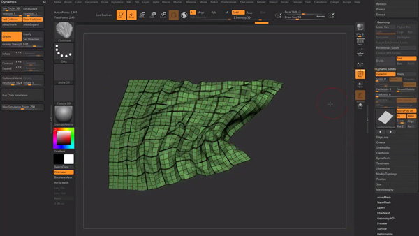 how many polygons for zbrush