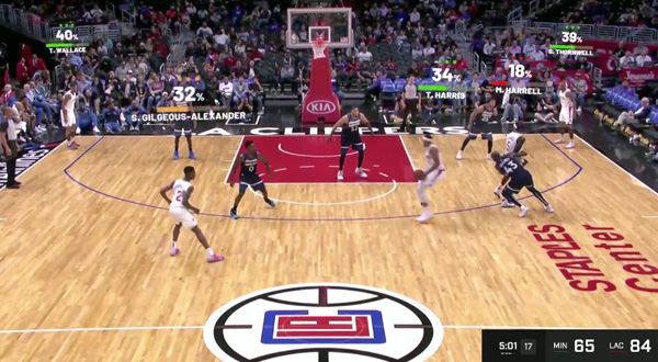 AWS clippers CourtVision
