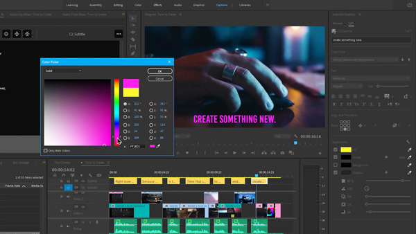 speech to text premiere pro 2022