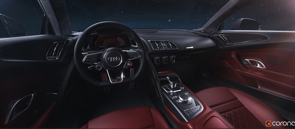 Corona renderer4 cinema 4d Vedat Afuzi Audi R8