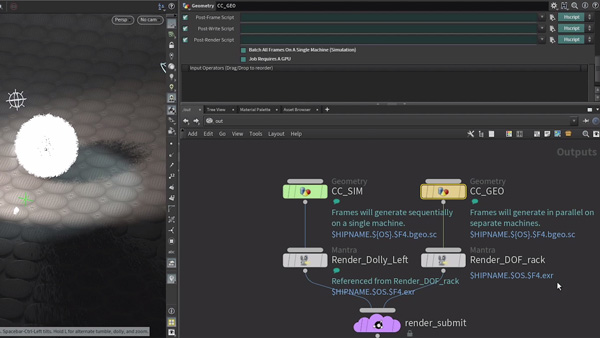 GridMarkets Rendering houdini sim