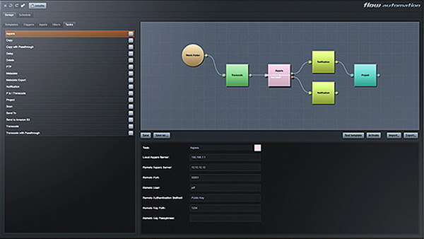 Editshare flow3 automation