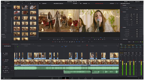 blackmagic davinci resolve clip editor