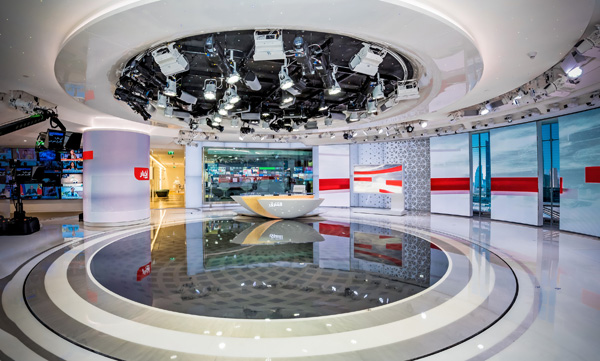 Asharq News Studio full circle