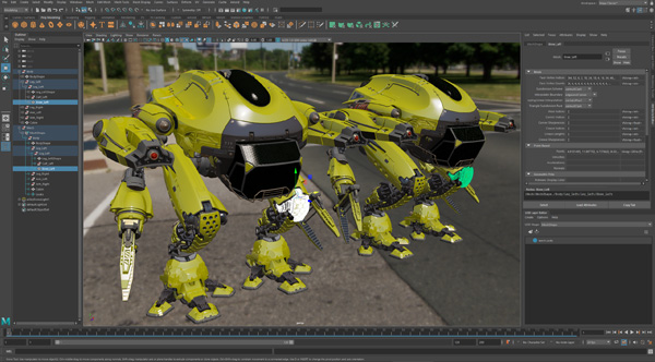 Autodesk maya usd scenes