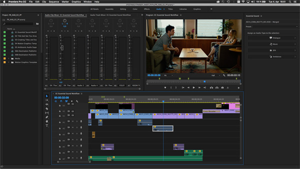 adobe premiere pro sound editing