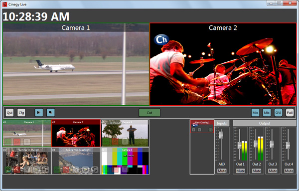 Cinegy Multiviewer interface5