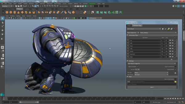 autodesk maya modeling