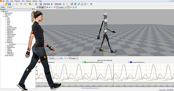 Xsens MVN 2019 Captures Mutiple-level Motion and Gait Analysis