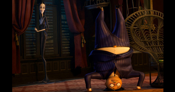 Cinesite addams gomez headstand