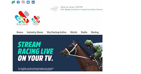 Watch sky racing online live