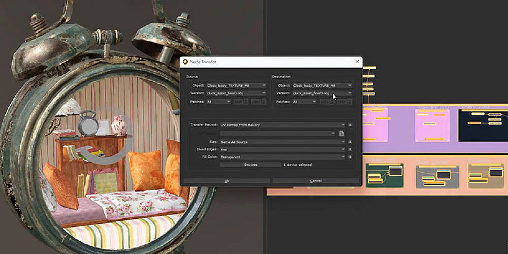 Foundry mari texture transfer