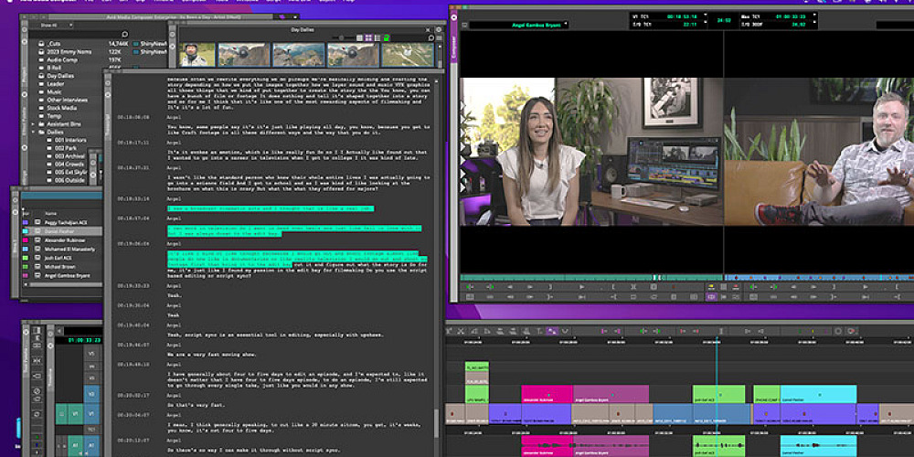 Avid Media Composer 2024 6 Transcript Tool