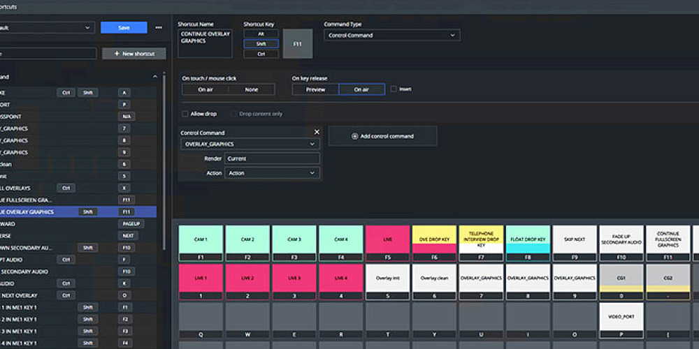 Vizrt vizMosart control