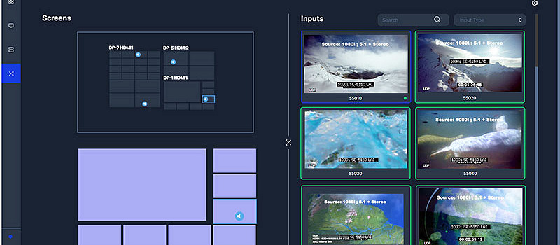 Cobalt Multiviewer router staged