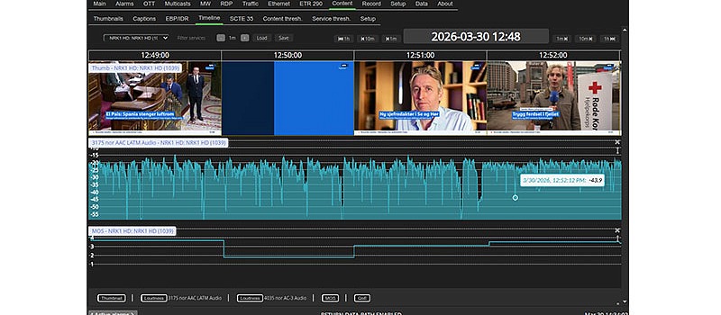 Bridge Content timeline VB330sw